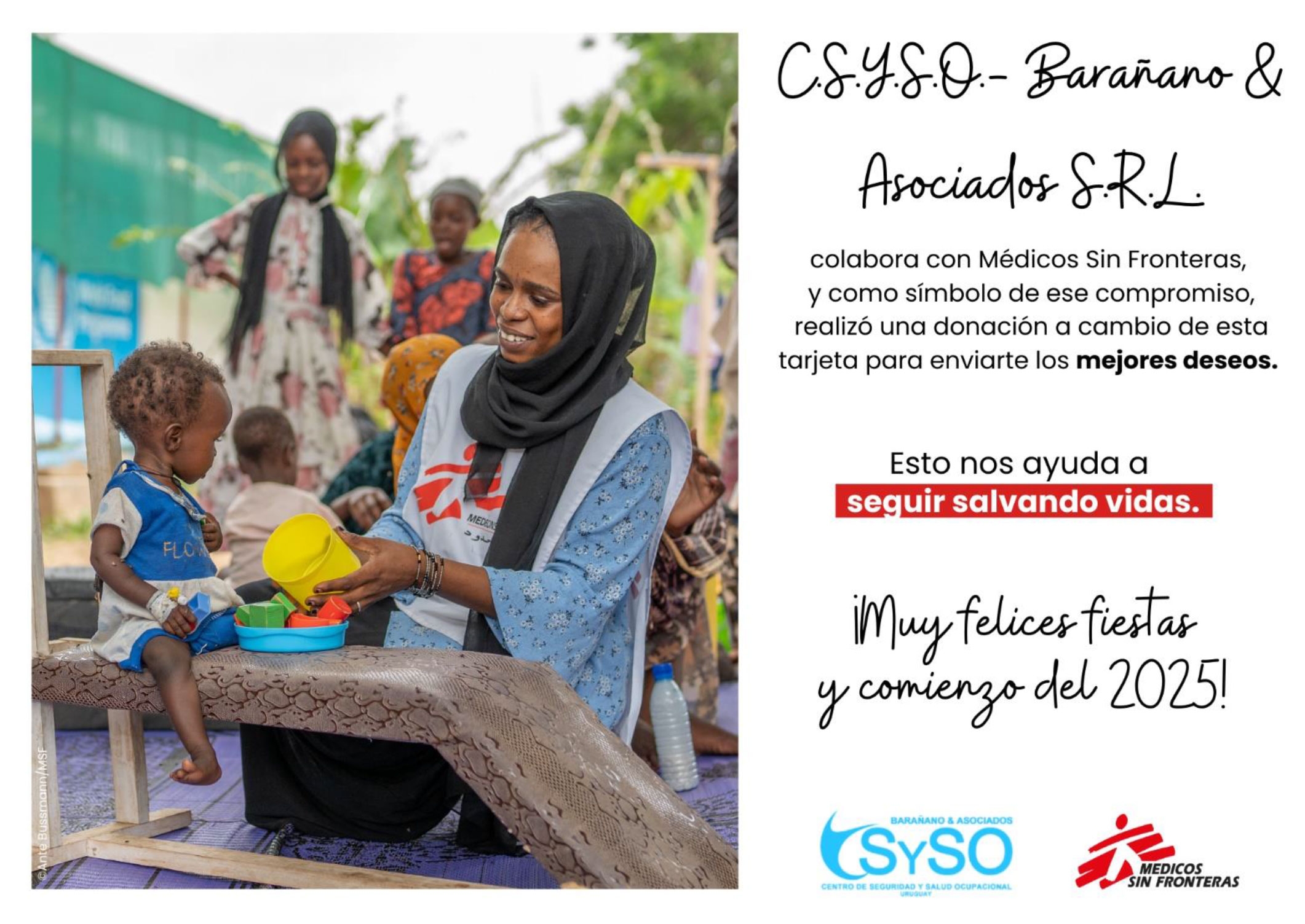 MEDICOS SIN FRONTERAS | C.S.Y.S.O. BARAÑANO & ASOC. S.R.L.
