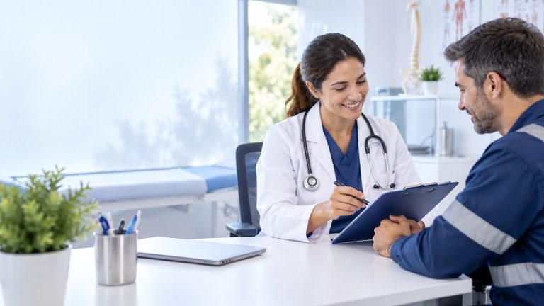 Evaluación de aptitud laboral con médico ocupacional