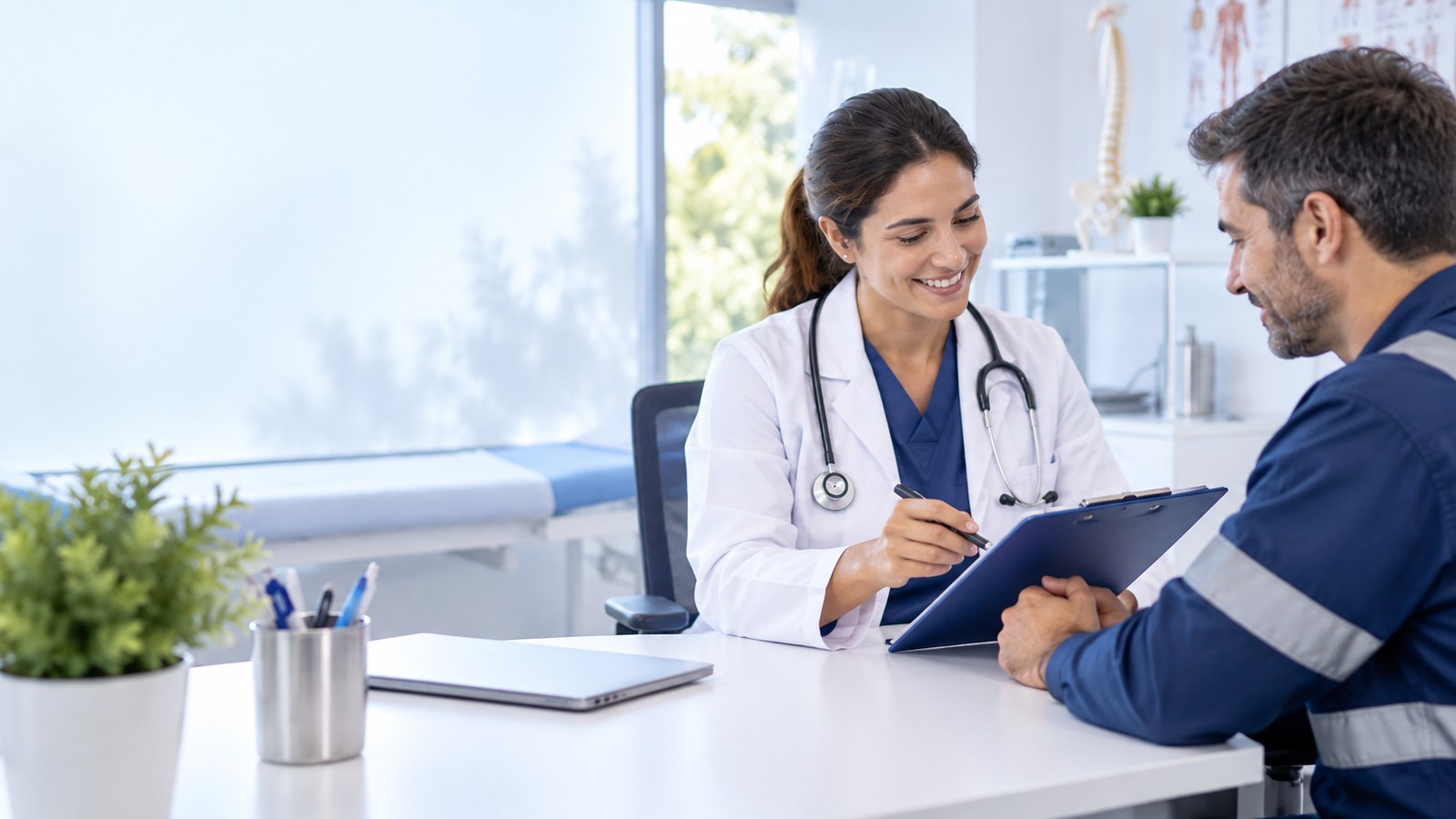 Evaluación de aptitud laboral con médico ocupacional